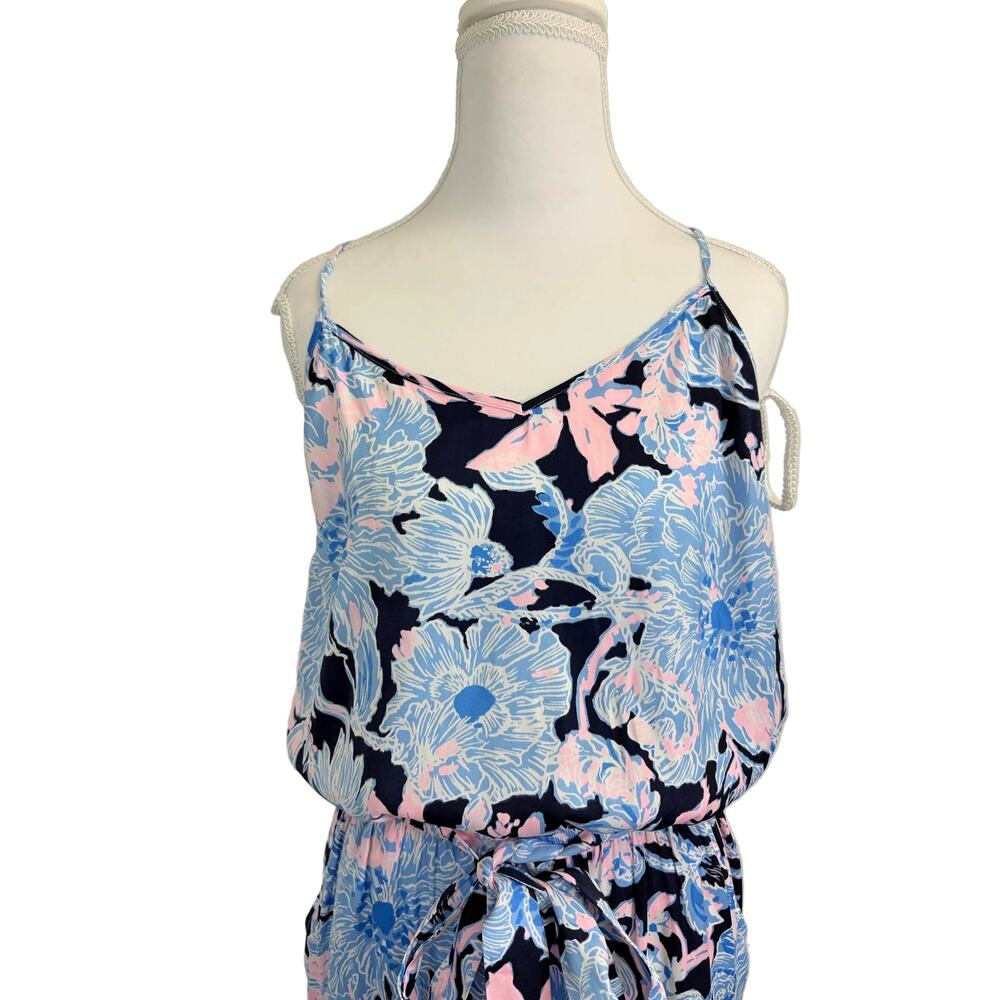 Lilly Pulitzer sleeveless floral romper - Picture 8 of 9
